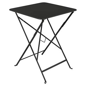 Table 57x57cm BISTRO Fermob noir réglisse