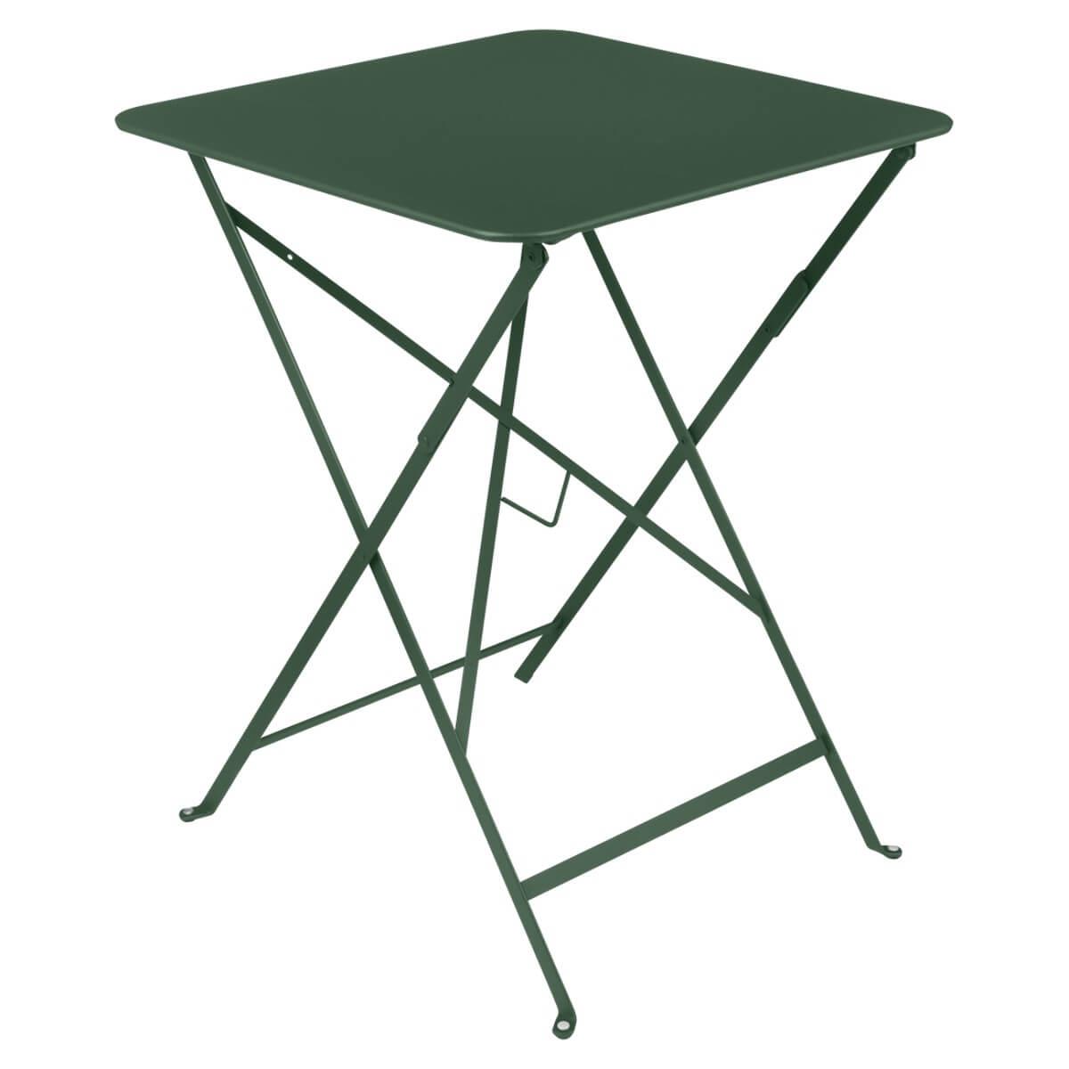 Table 57x57cm BISTRO Fermob vert cédre