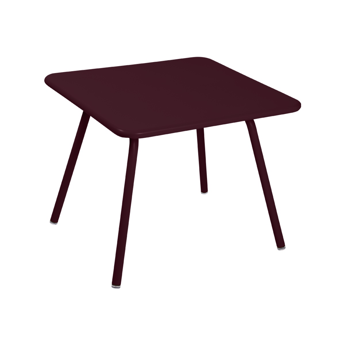Table 57x57cm LUXEMBOURG KIDS Fermob cerise noir