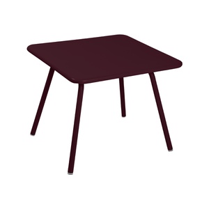 Table 57x57cm LUXEMBOURG KIDS Fermob cerise noir