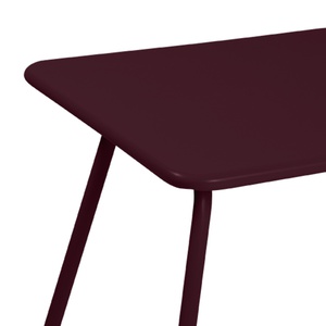 Table 57x57cm LUXEMBOURG KIDS Fermob cerise noir