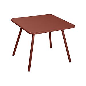 Table 57x57cm LUXEMBOURG KIDS Fermob rouge ocre