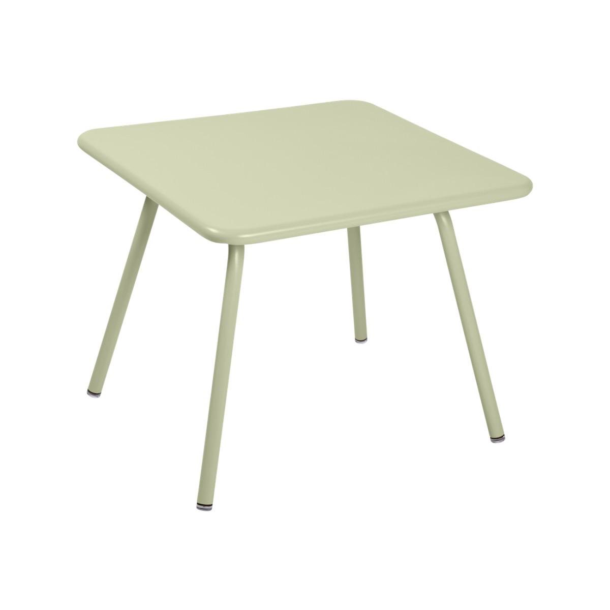 Table 57x57cm LUXEMBOURG KIDS Fermob vert tilleul