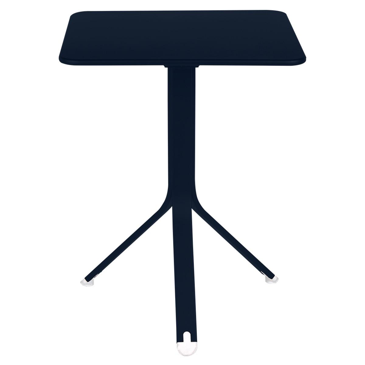 Table 57x57cm REST'O Fermob bleu abysse