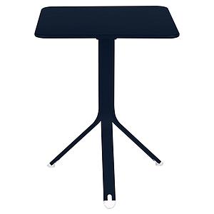 Table 57x57cm REST'O Fermob bleu abysse