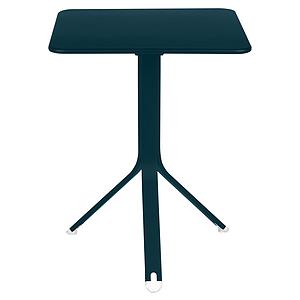 Table 57x57cm REST'O Fermob bleu acapulco