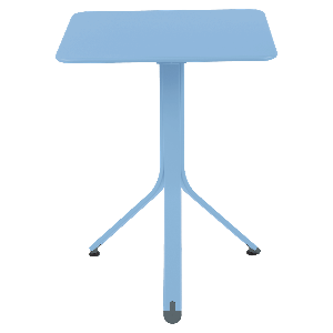 Table 57x57cm REST'O Fermob bleu maya