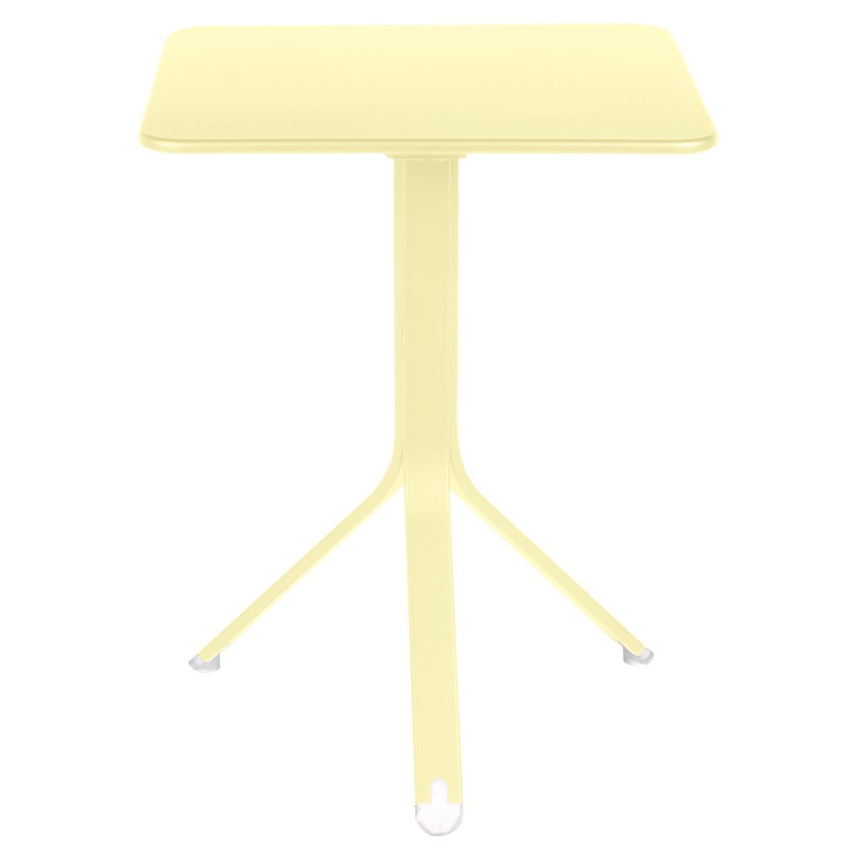 Table 57x57cm REST'O Fermob citron givré