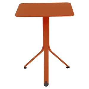 Table 57x57cm REST'O Fermob orange confite