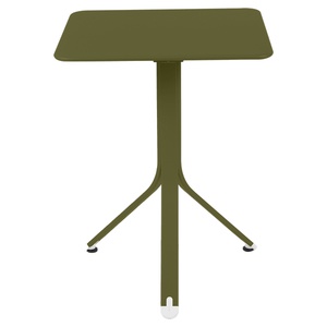 Table 57x57cm REST'O Fermob vert pesto
