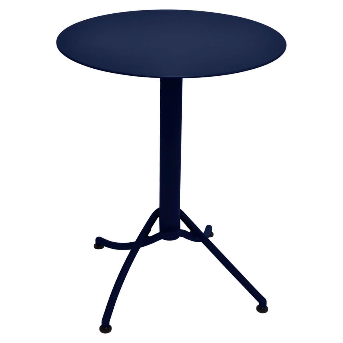 Table 60cm ARIANE Fermob bleu abysse