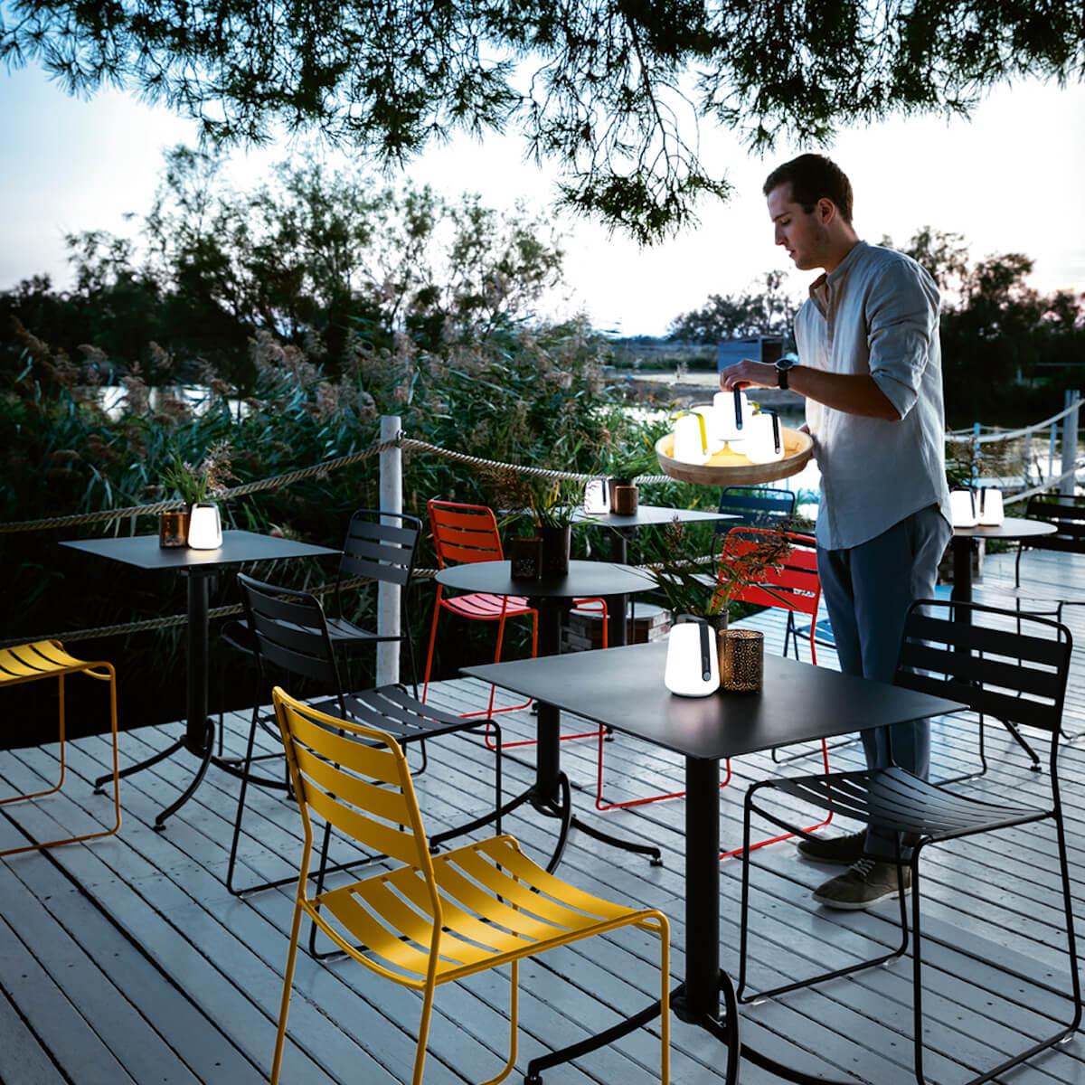 Table 60cm ARIANE Fermob citron givré