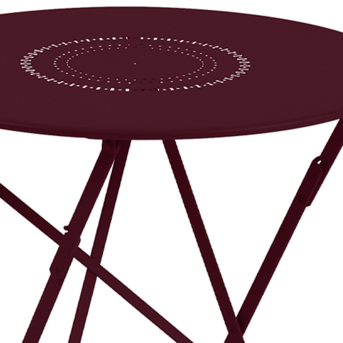 Table 60cm FLOREAL Fermob cerise noir