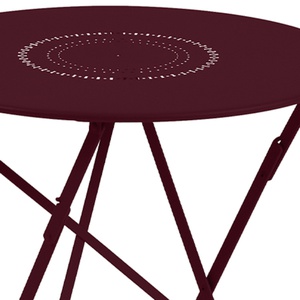 Table 60cm FLOREAL Fermob cerise noir