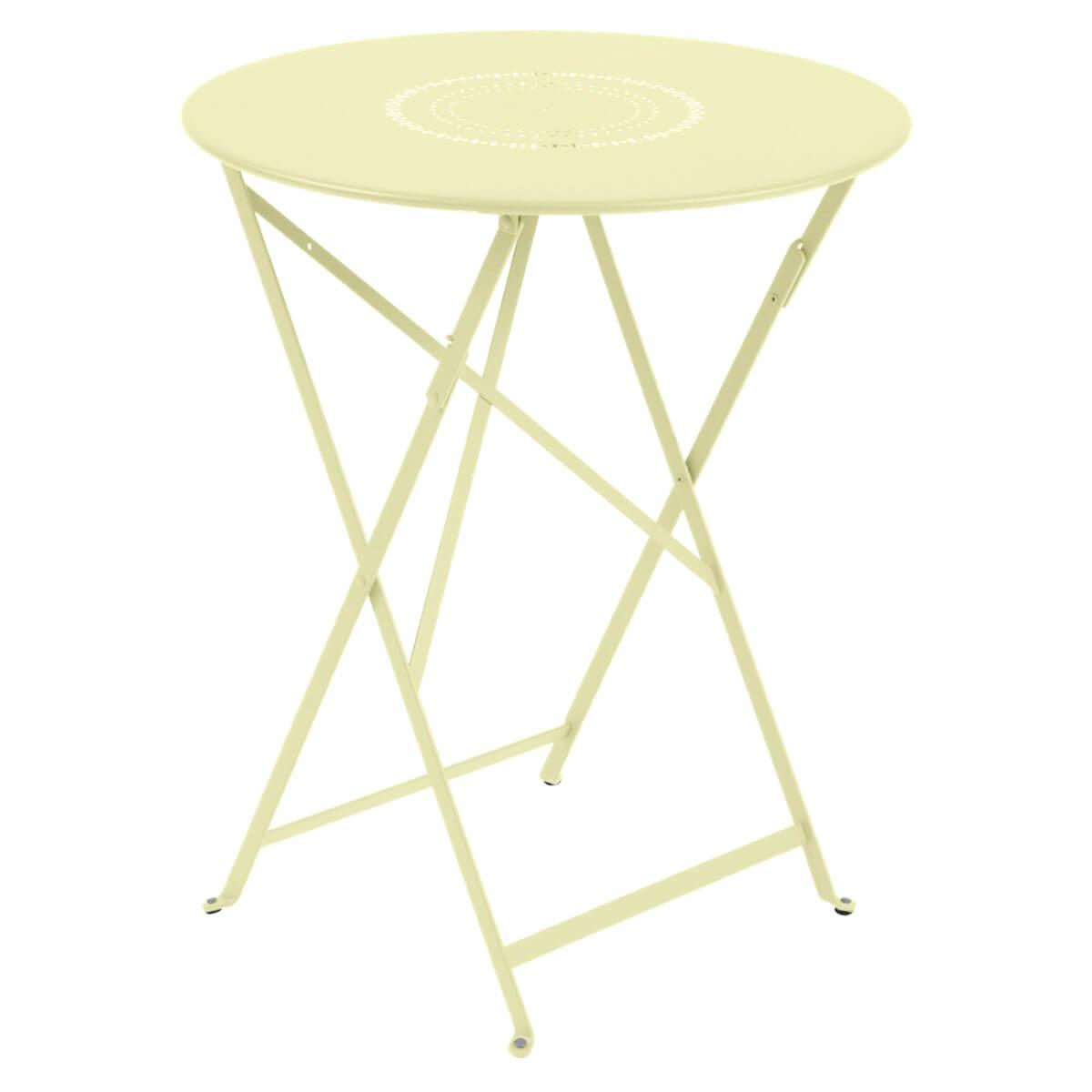 Table 60cm FLOREAL Fermob citron givré