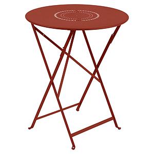 Table 60cm FLOREAL Fermob rouge ocre