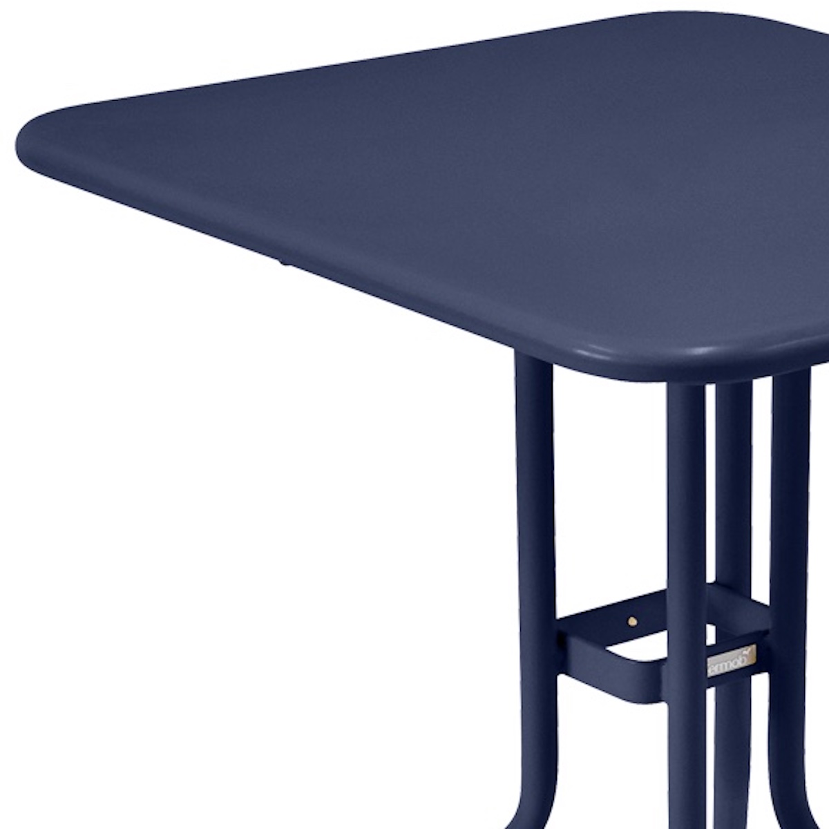 Table 60x70cm PETALE Fermob bleu abysse