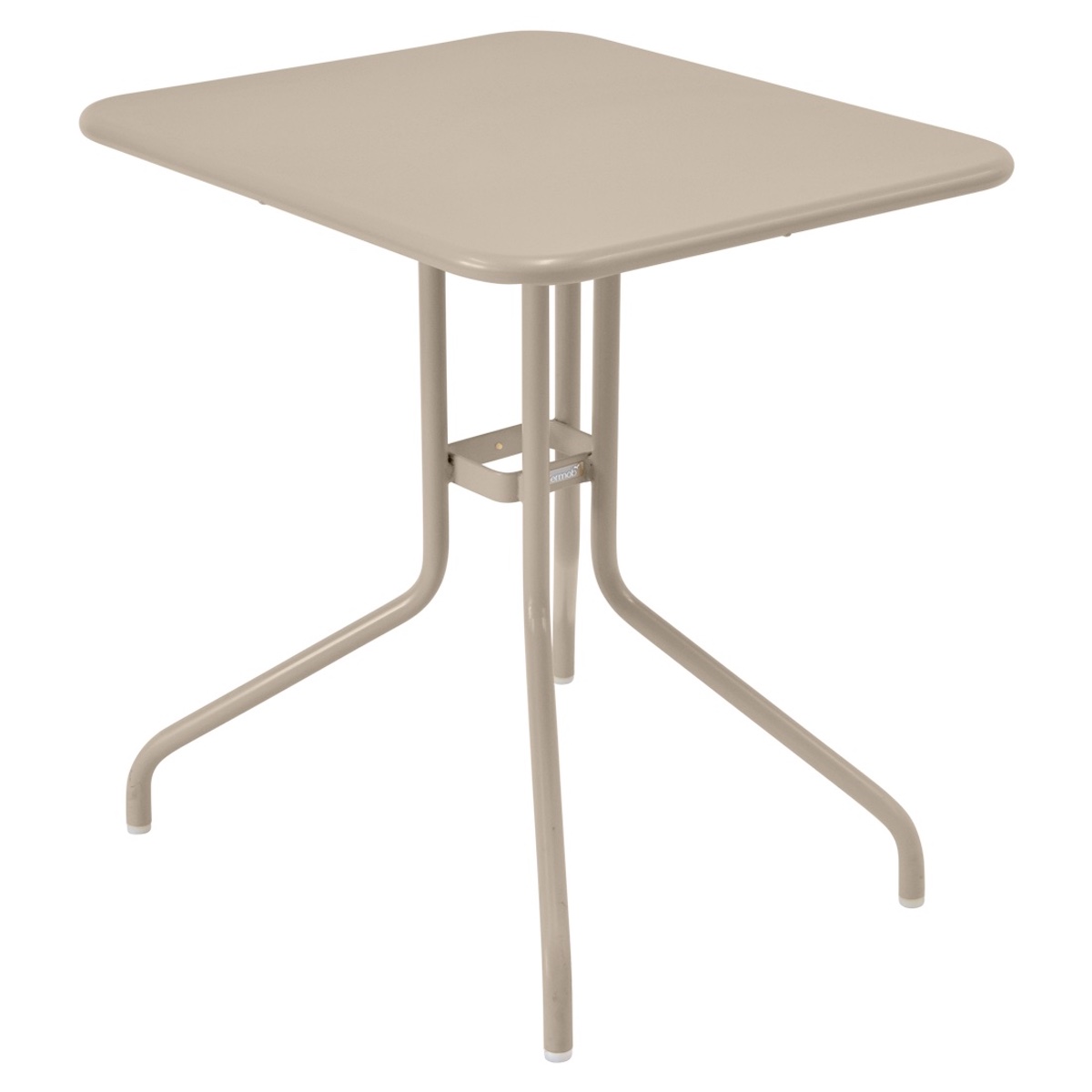 Table 60x70cm PETALE Fermob brun muscade