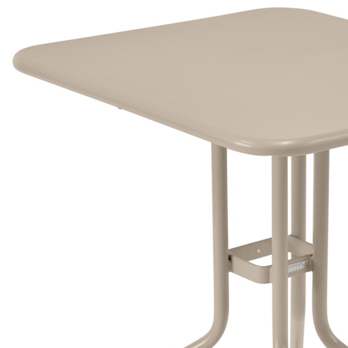 Table 60x70cm PETALE Fermob brun muscade