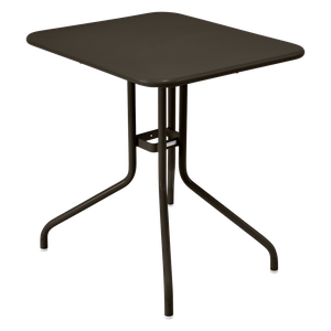 Table 60x70cm PETALE Fermob brun tonka