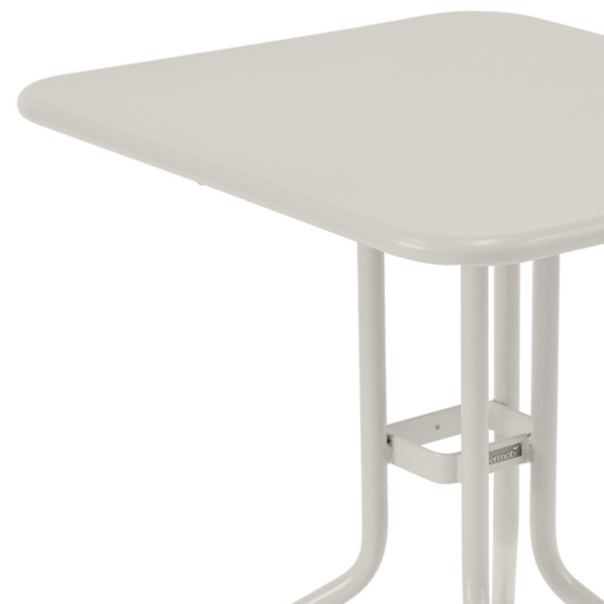 Table 60x70cm PETALE Fermob gris argile