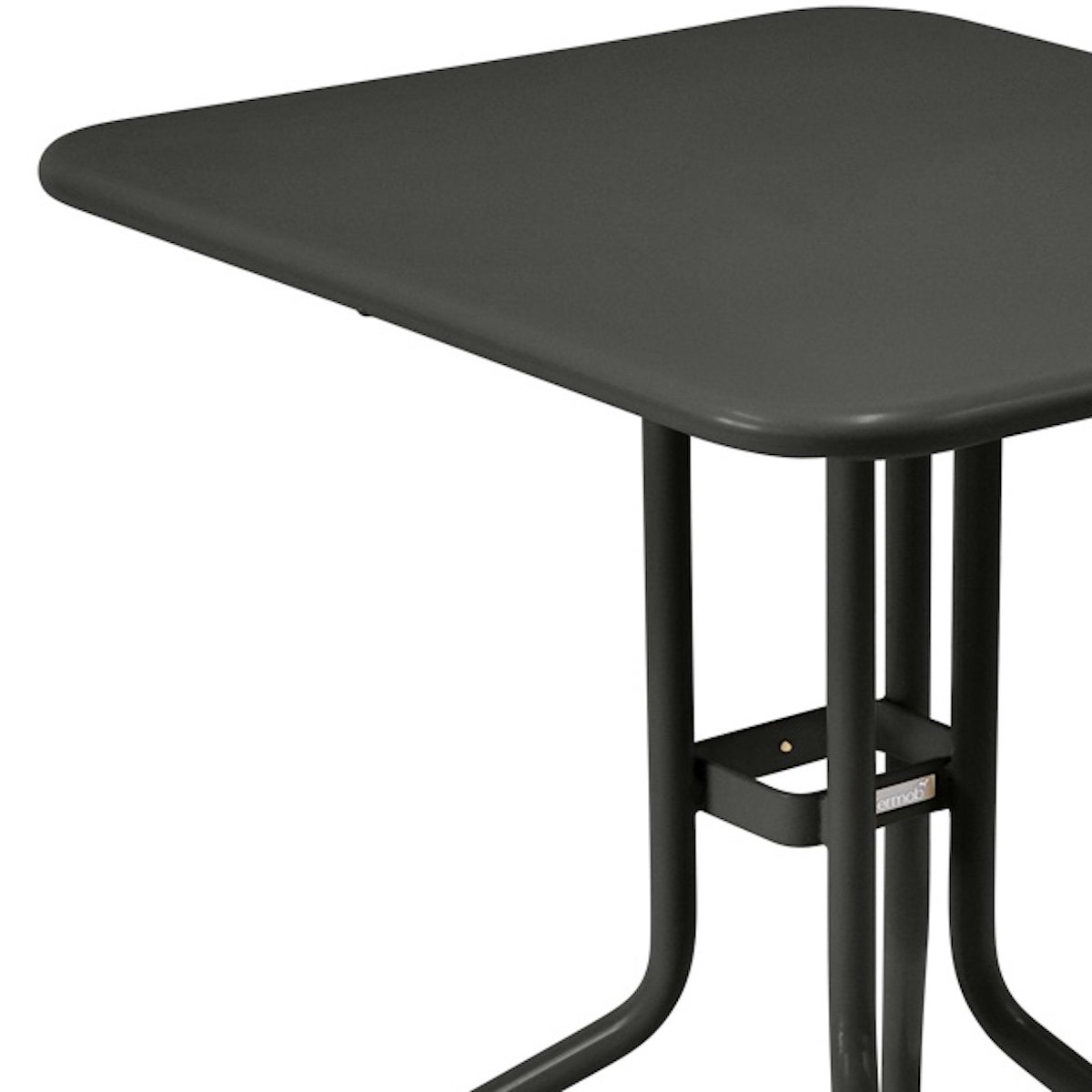 Table 60x70cm PETALE Fermob noir reglisse