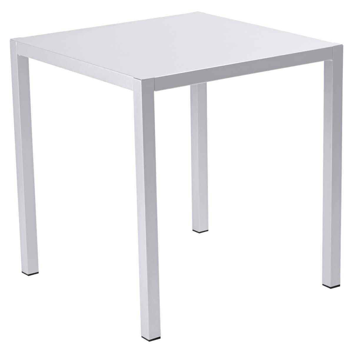 Table 70x70cm INSIDE OUT Fermob blanc coton
