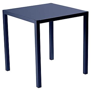Table 70x70cm INSIDE OUT Fermob bleu abysse