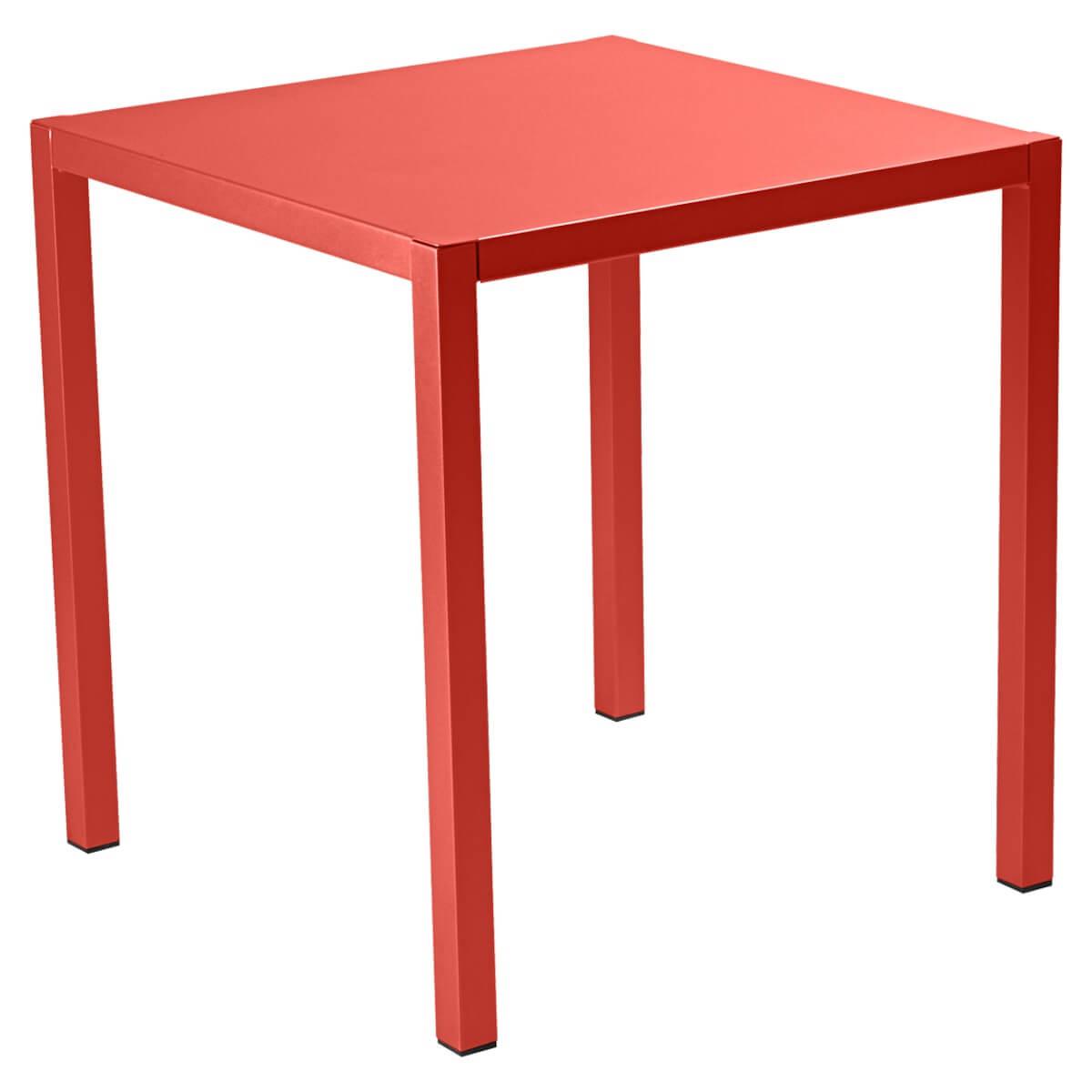 Table 70x70cm INSIDE OUT Fermob capucine