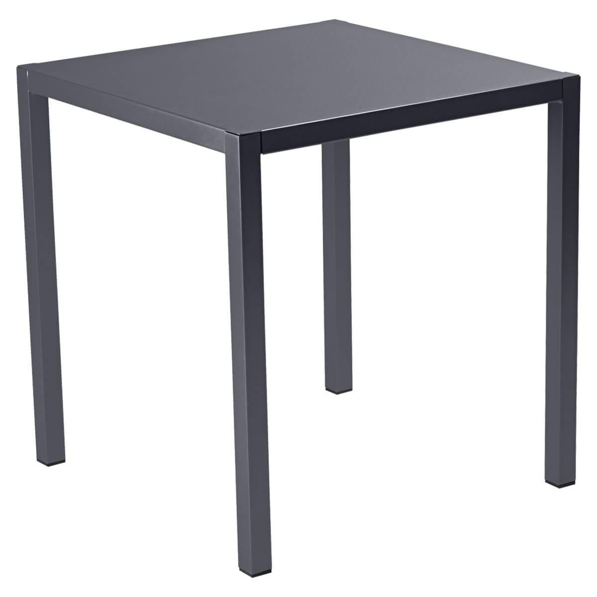 Table 70x70cm INSIDE OUT Fermob carbone