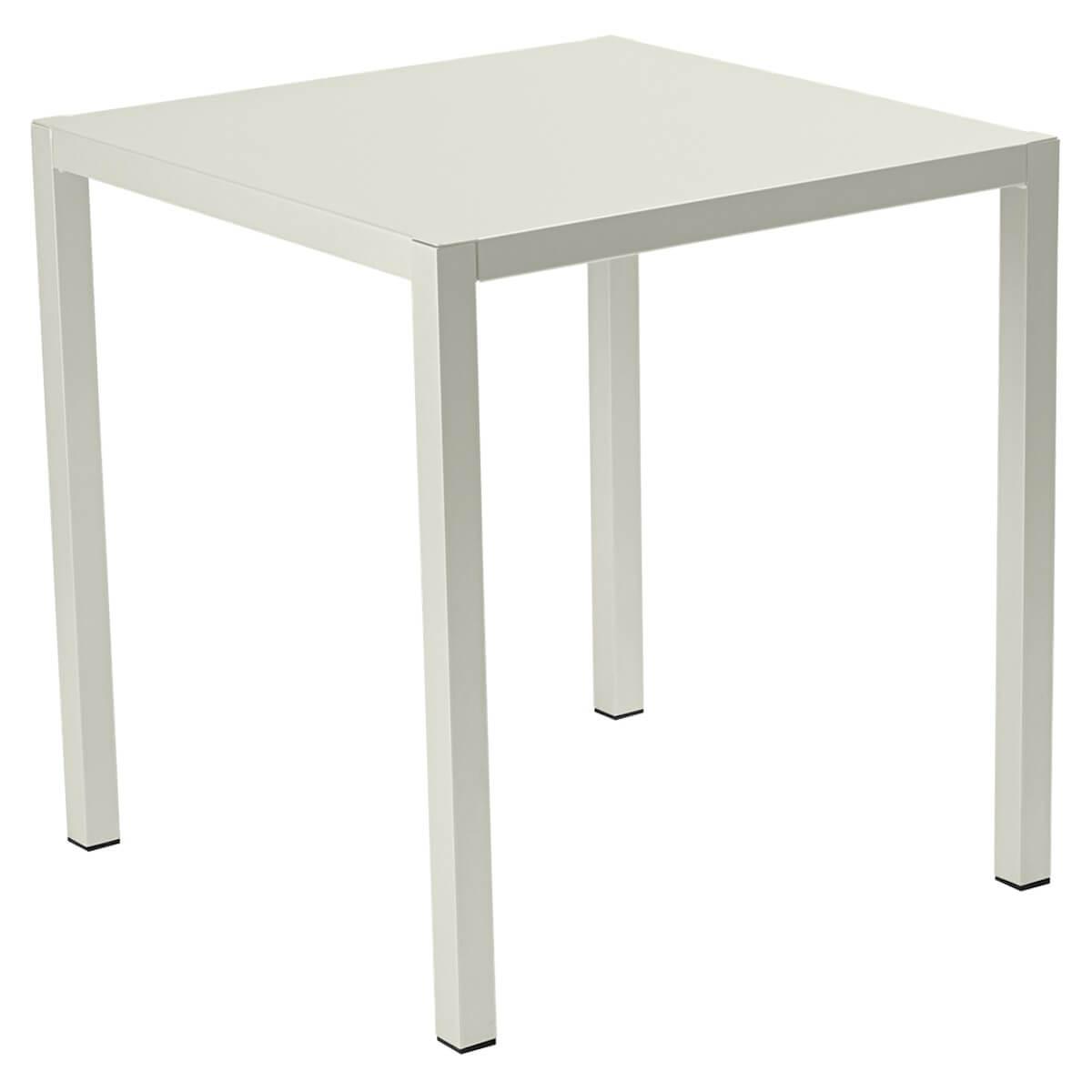 Table 70x70cm INSIDE OUT Fermob gris argile