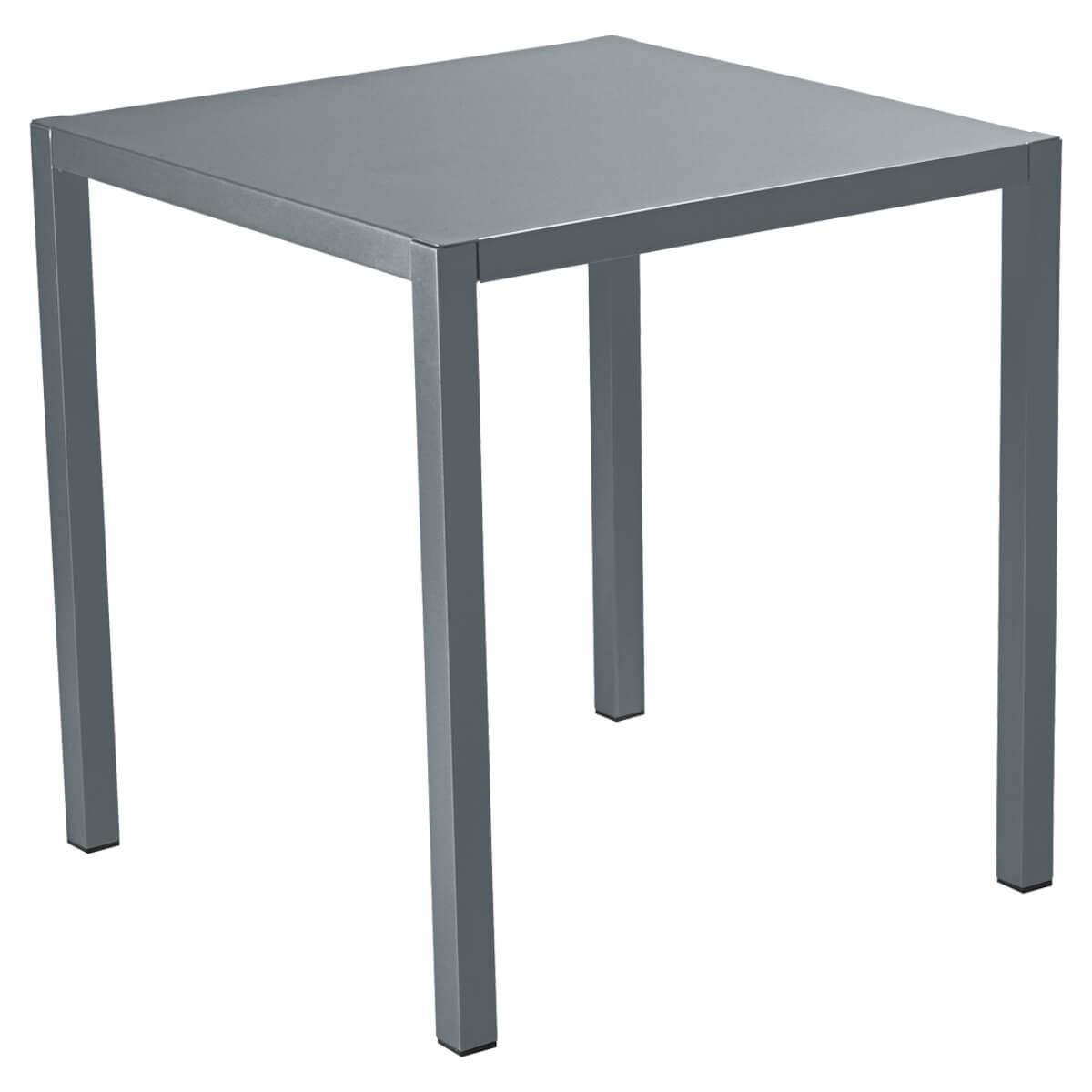 Table 70x70cm INSIDE OUT Fermob gris orage
