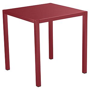 Table 70x70cm INSIDE OUT Fermob piment