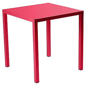 Table 70x70cm INSIDE OUT Fermob rose praline