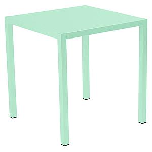 Table 70x70cm INSIDE OUT Fermob vert opaline