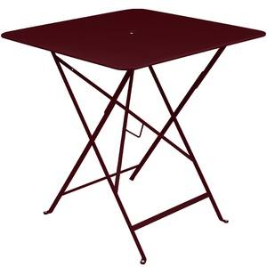 Table 71x71cm BISTRO Fermob cerise noir