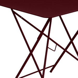 Table 71x71cm BISTRO Fermob cerise noir