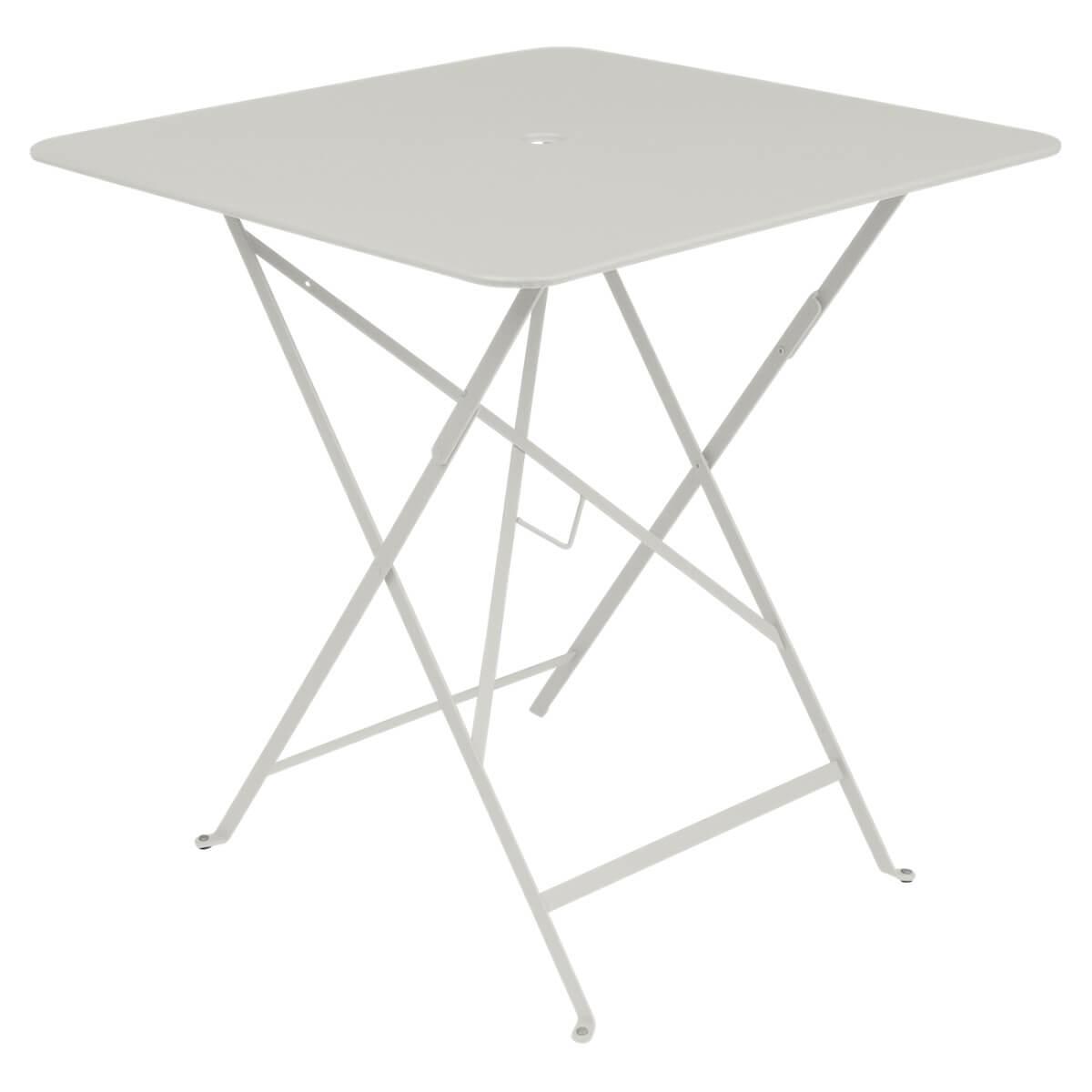 Table 71x71cm BISTRO Fermob gris argile