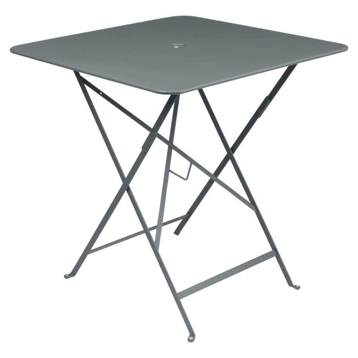 Table 71x71cm BISTRO Fermob gris orage