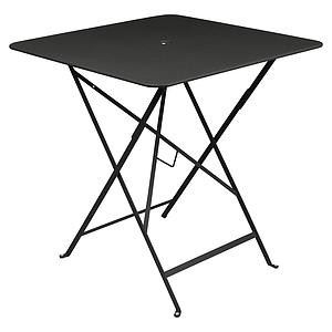 Table 71x71cm BISTRO Fermob noir réglisse