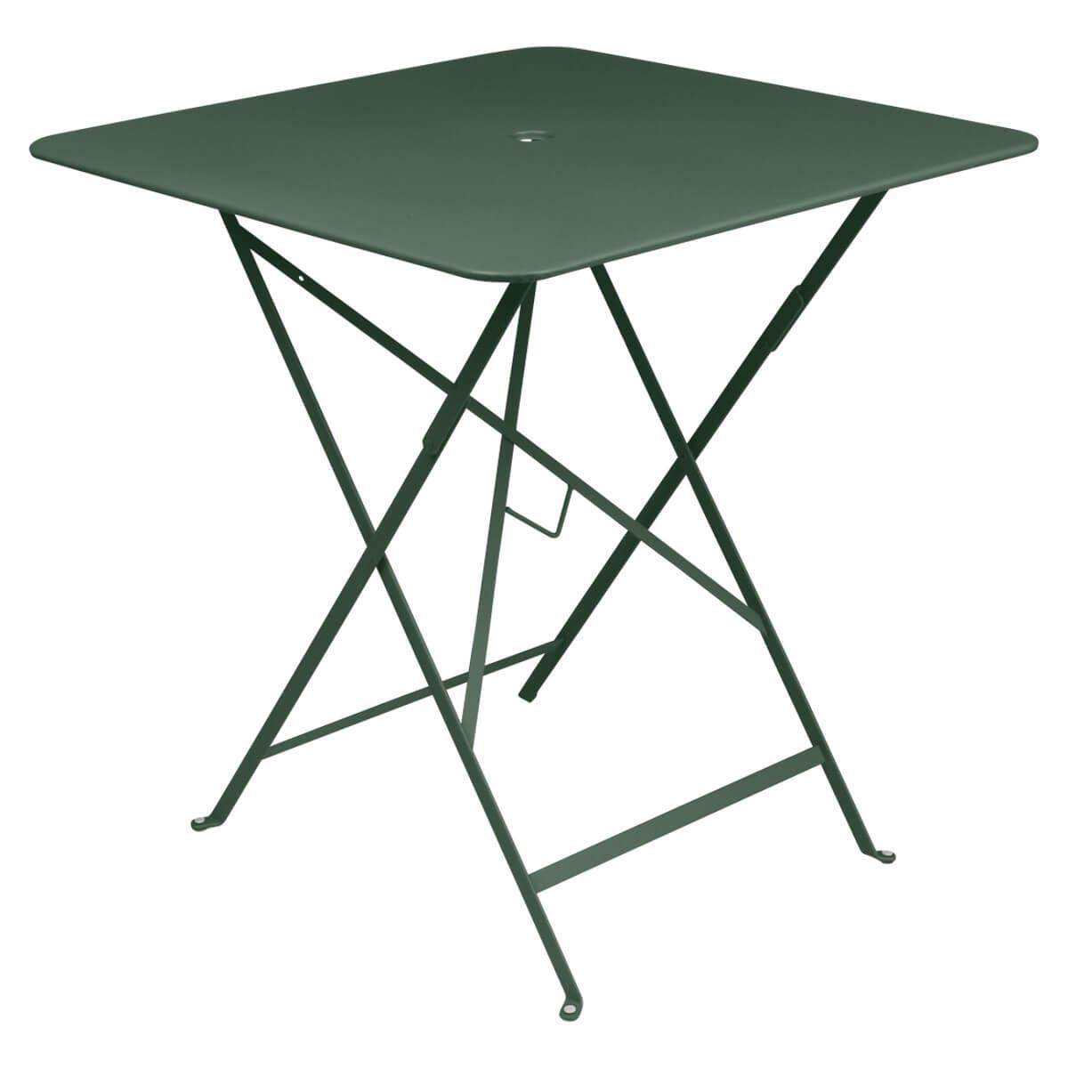 Table 71x71cm BISTRO Fermob vert cédre