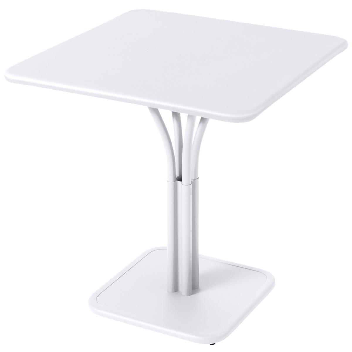 Table 71x71cm LUXEMBOURG Fermob blanc coton