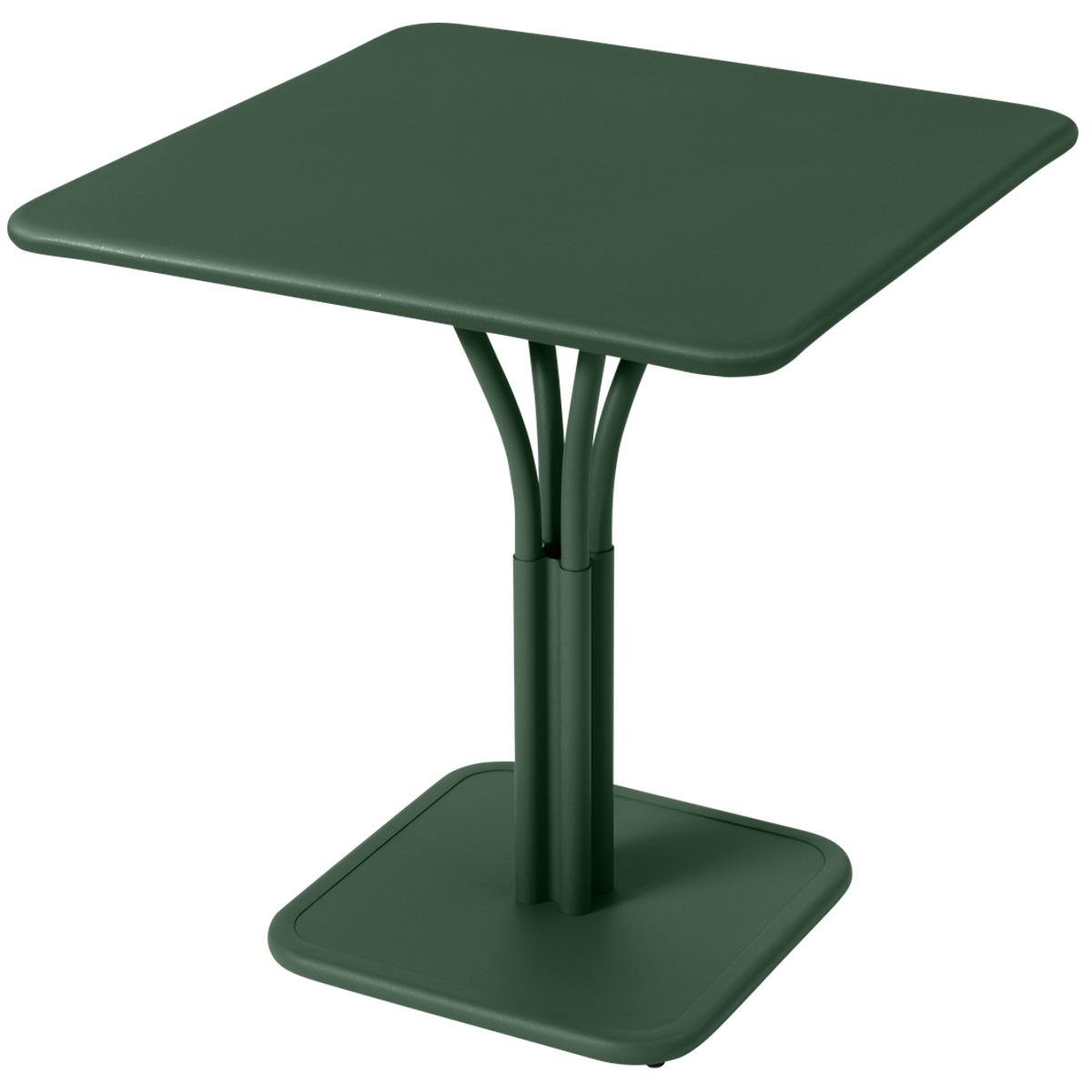 Table 71x71cm LUXEMBOURG Fermob vert cèdre