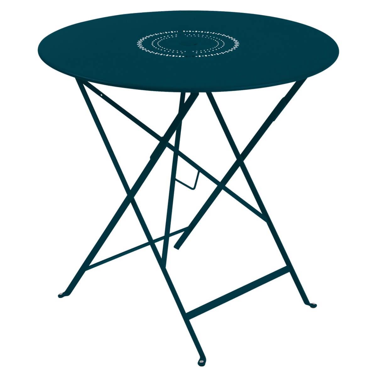 Table 77cm FLOREAL Fermob bleu acapulco