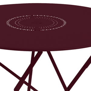 Table 77cm FLOREAL Fermob cerise noir