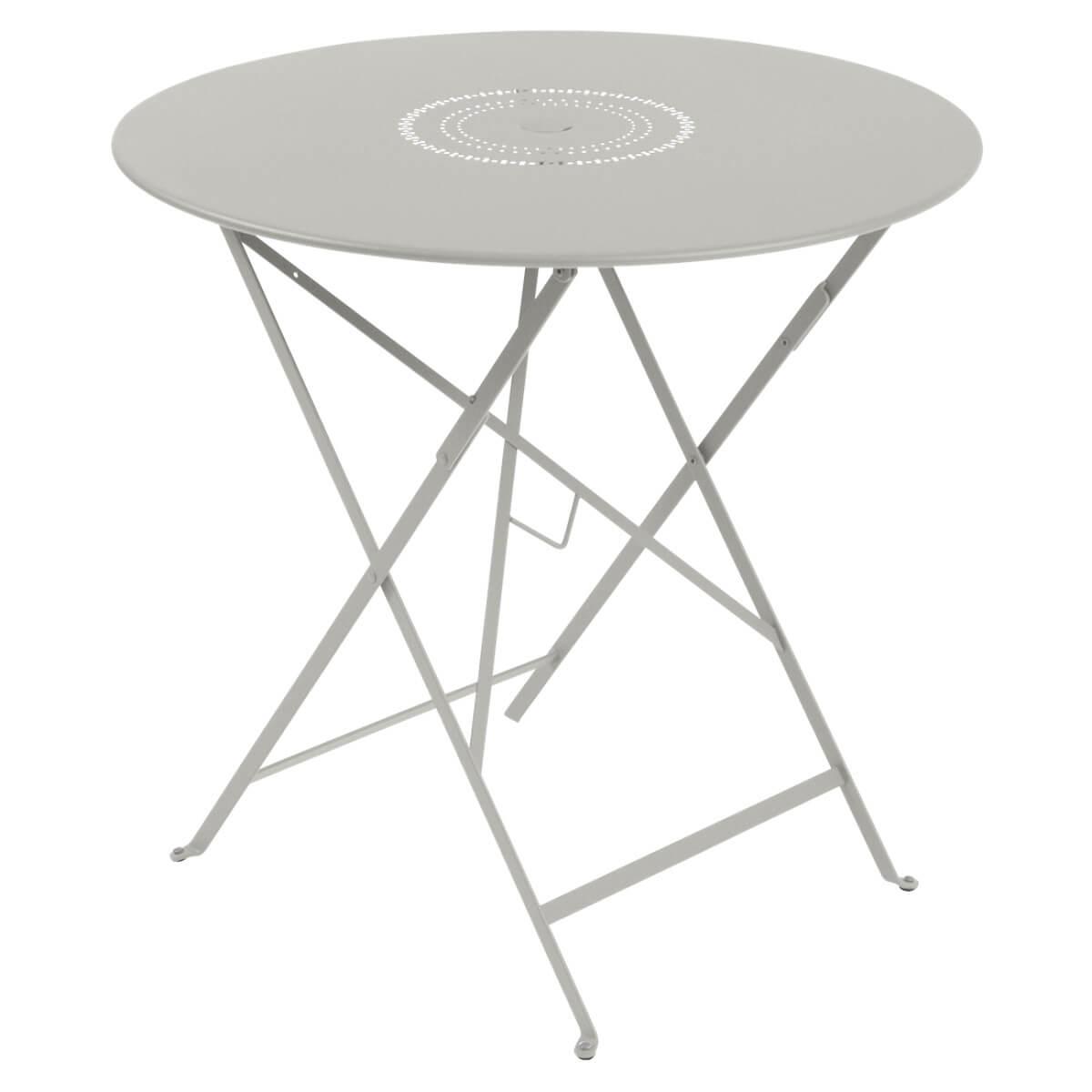 Table 77cm FLOREAL Fermob gris argile