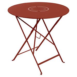 Table 77cm FLOREAL Fermob rouge ocre