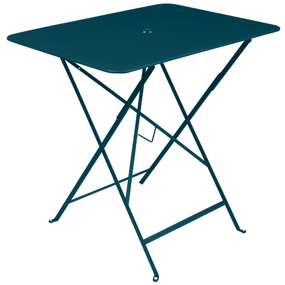 Table 77x57cm BISTRO Fermob bleu acapulco
