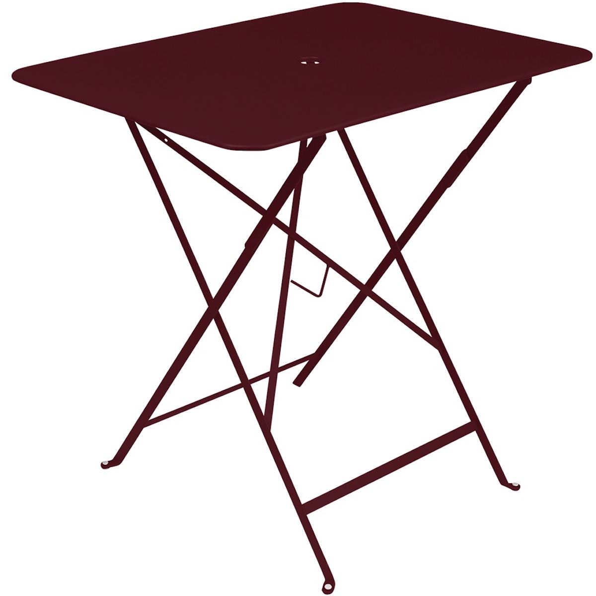 Table 77x57cm BISTRO Fermob cerise noir