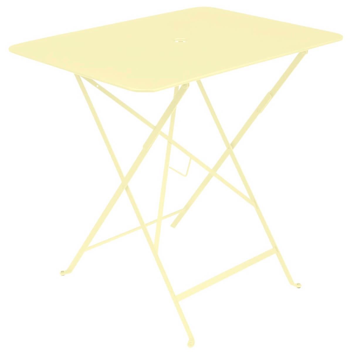 Table 77x57cm BISTRO Fermob citron givré